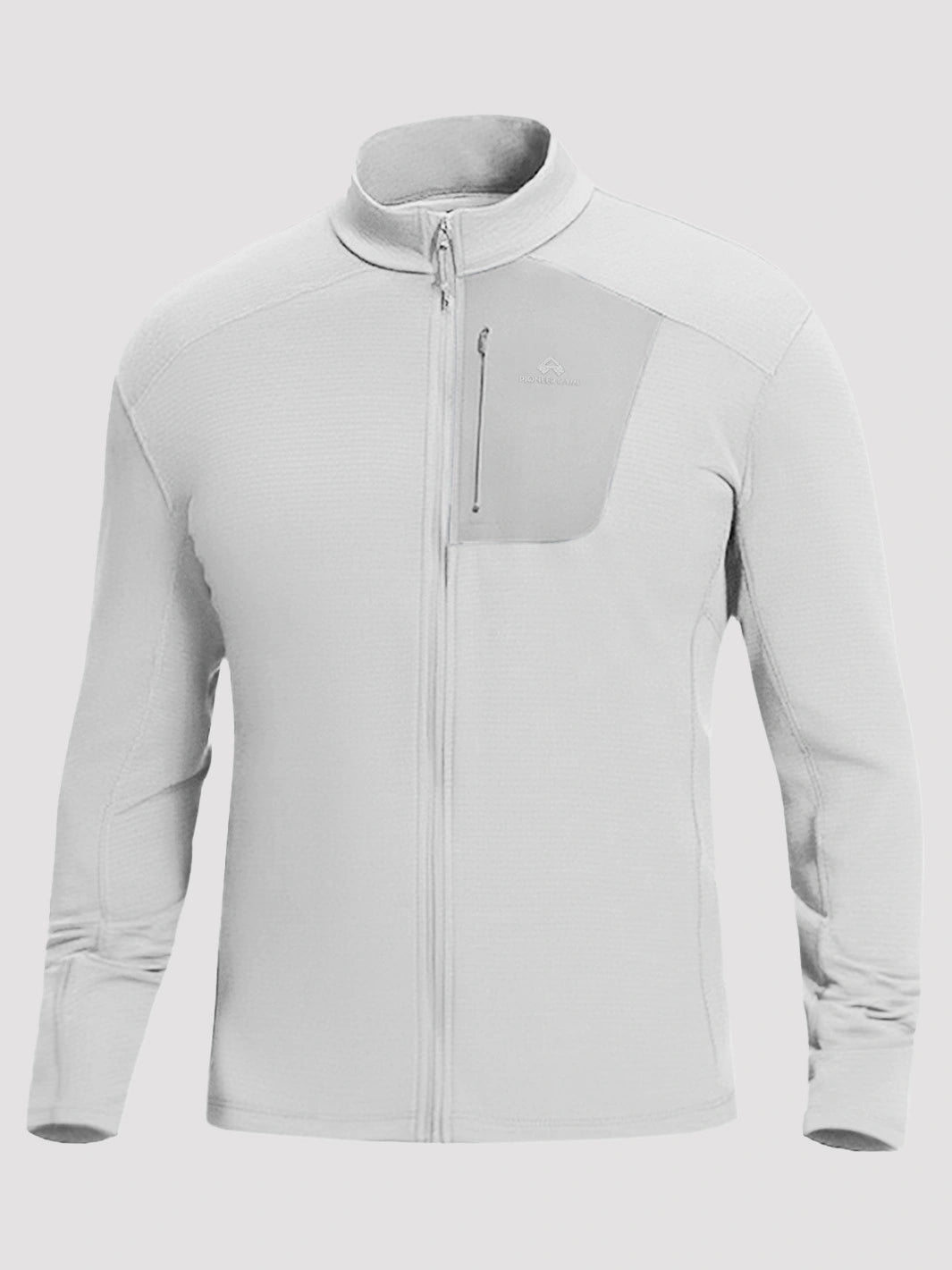 Men's Grid Fleece Full-Zip Mid Layer Jacket