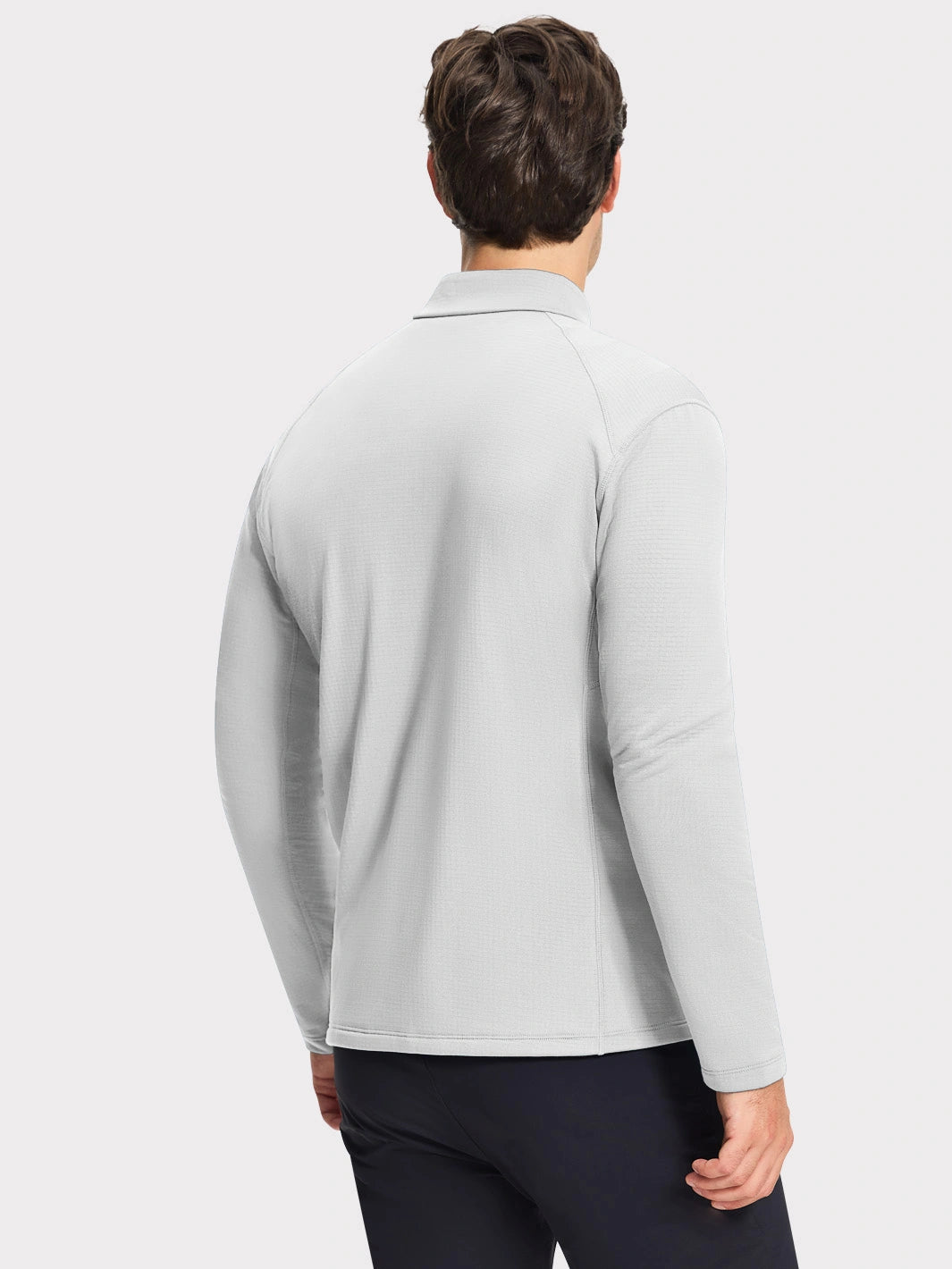Men's Grid Fleece Full-Zip Mid Layer Jacket