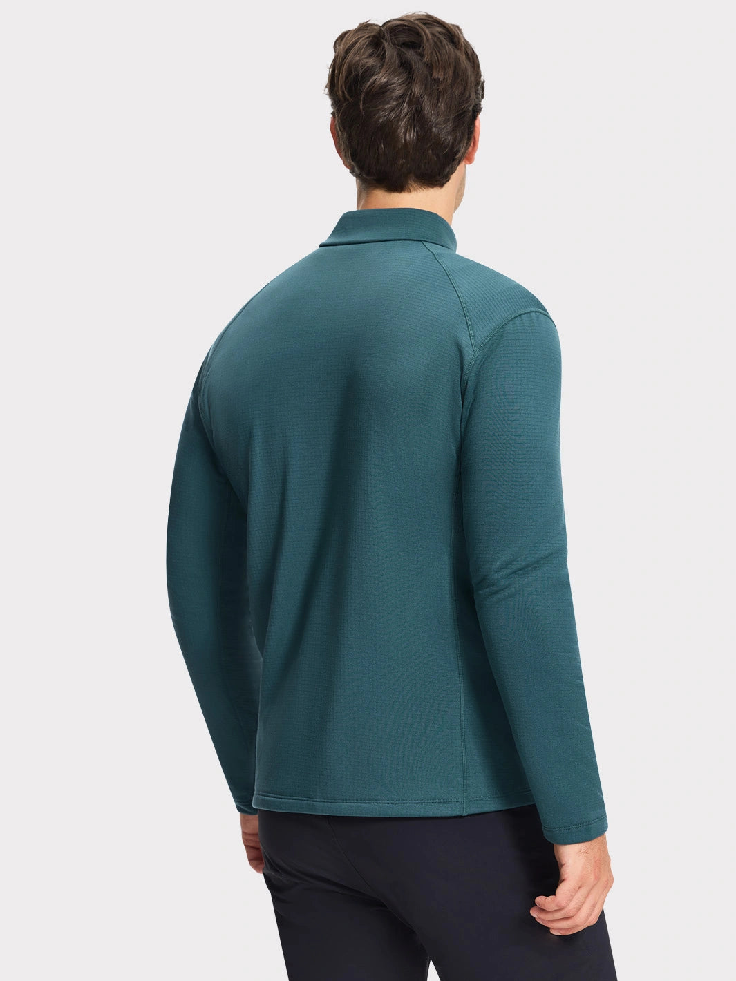 Men's Grid Fleece Full-Zip Mid Layer Jacket