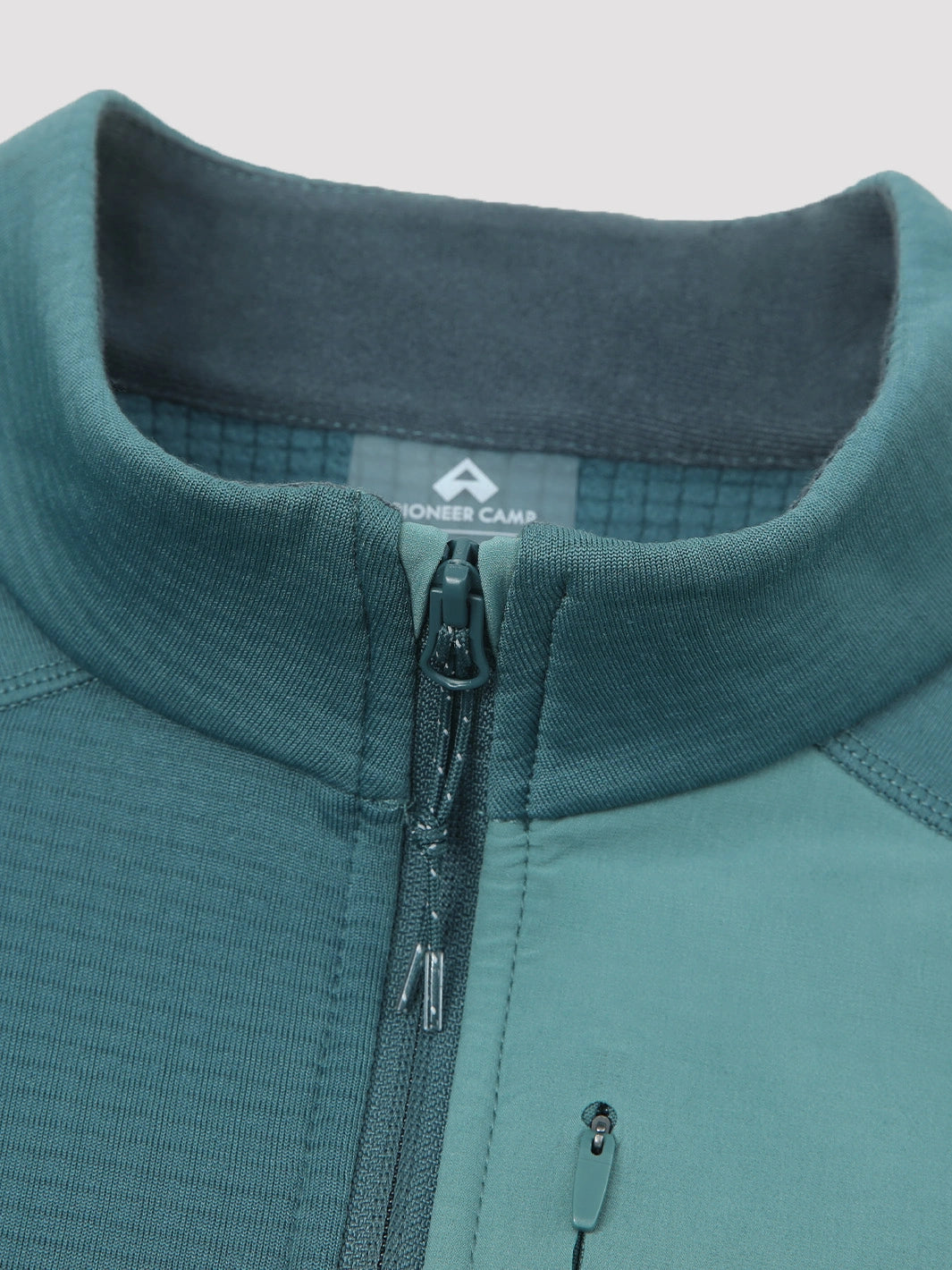 Men's Grid Fleece Full-Zip Mid Layer Jacket