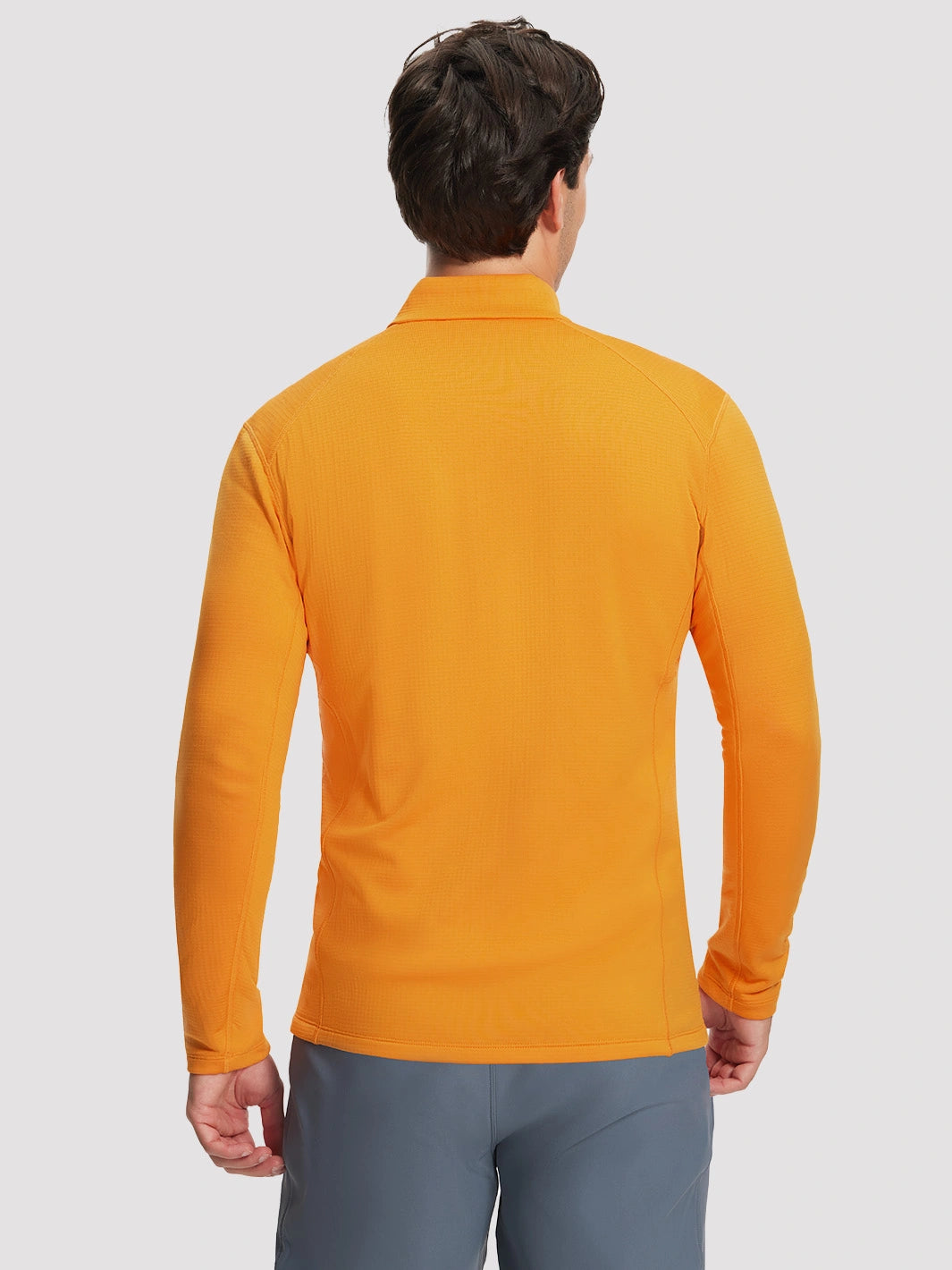 Men's Grid Fleece Full-Zip Mid Layer Jacket