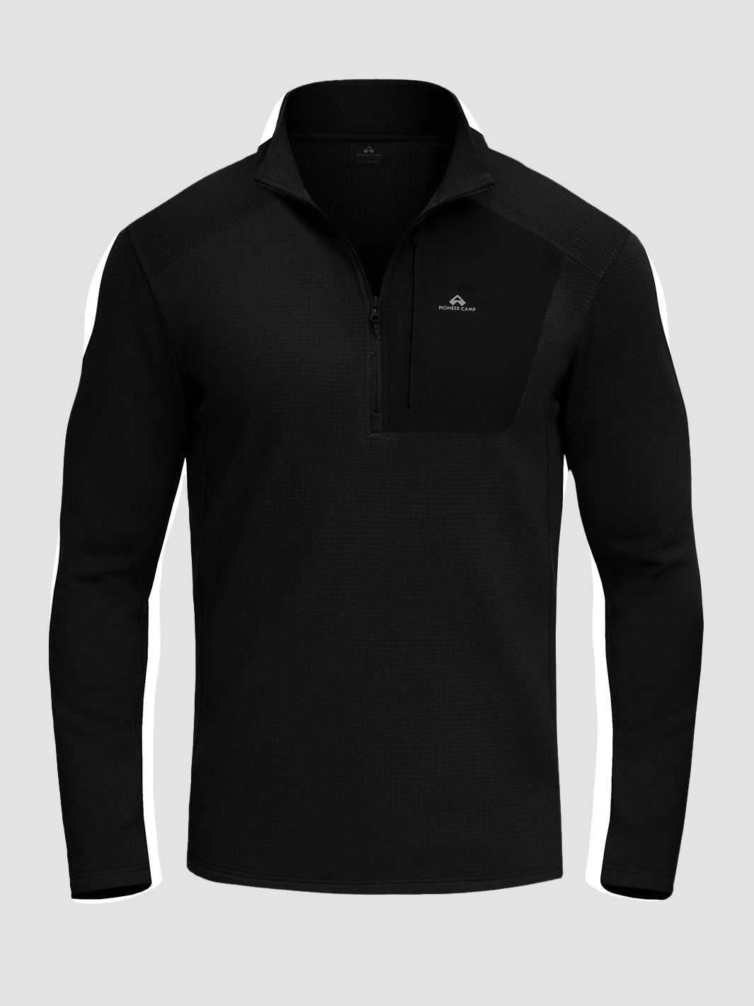 Men's Lightweight 1/4-Zip Grid Fleece Pullover PIONEER CAMP