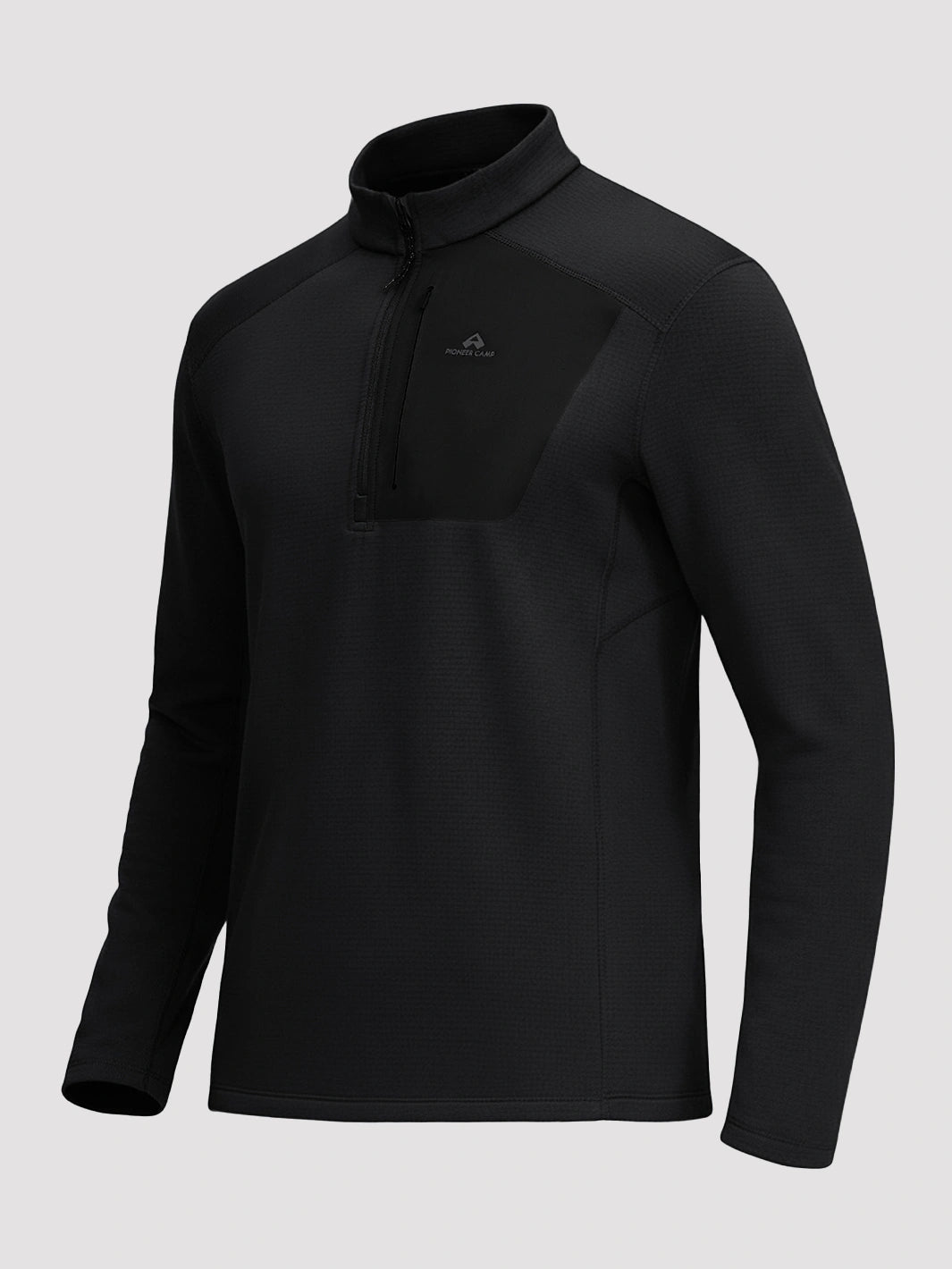 Men's Lightweight 1/4-Zip Grid Fleece Pullover PIONEER CAMP