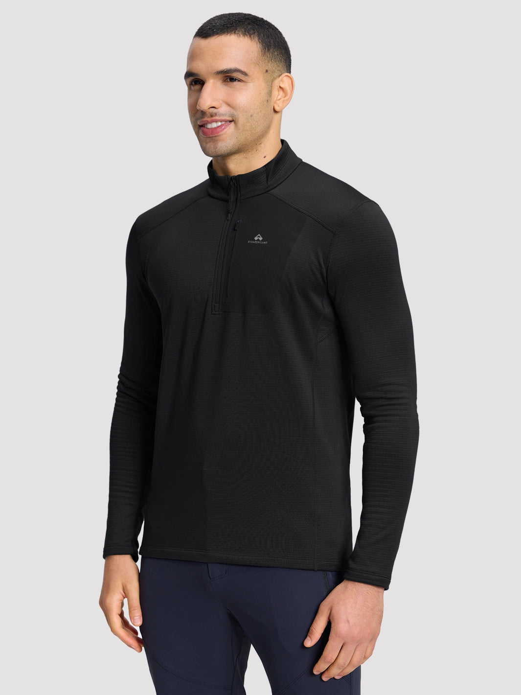 Men's Dynamic Half Zip Grid Fleece Pullover PIONEER CAMP