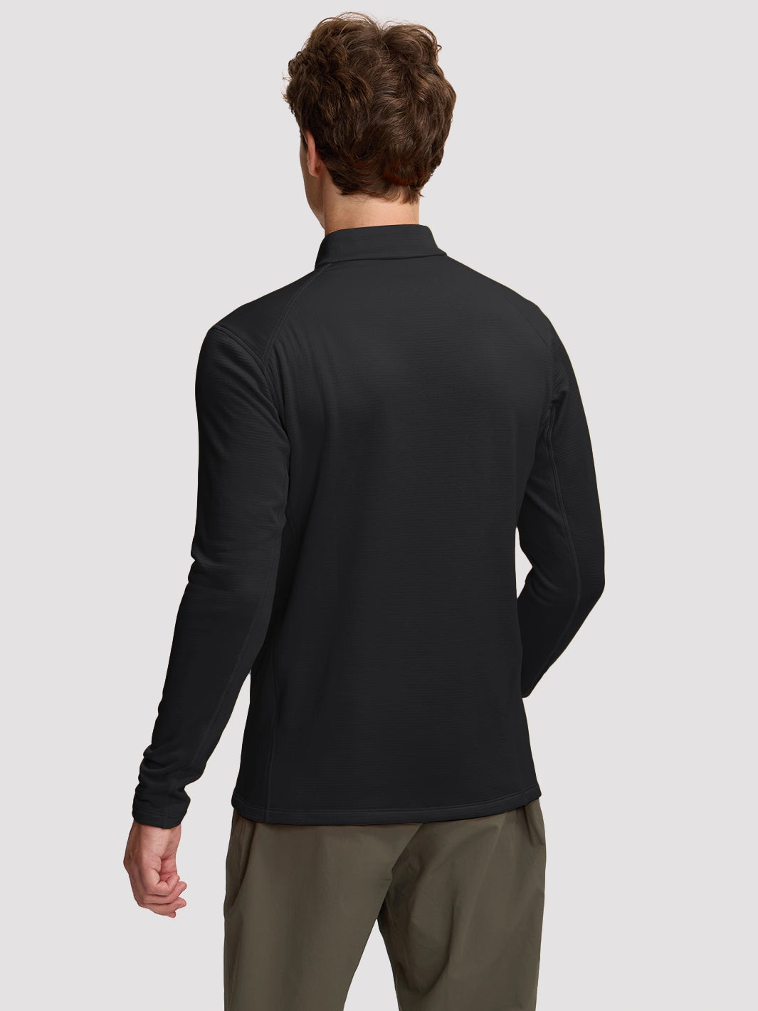 Men's Lightweight 1/4-Zip Grid Fleece Pullover PIONEER CAMP