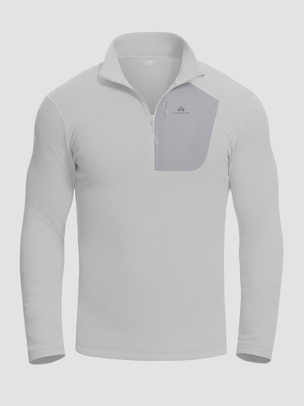 Men's Lightweight 1/4-Zip Grid Fleece Pullover PIONEER CAMP