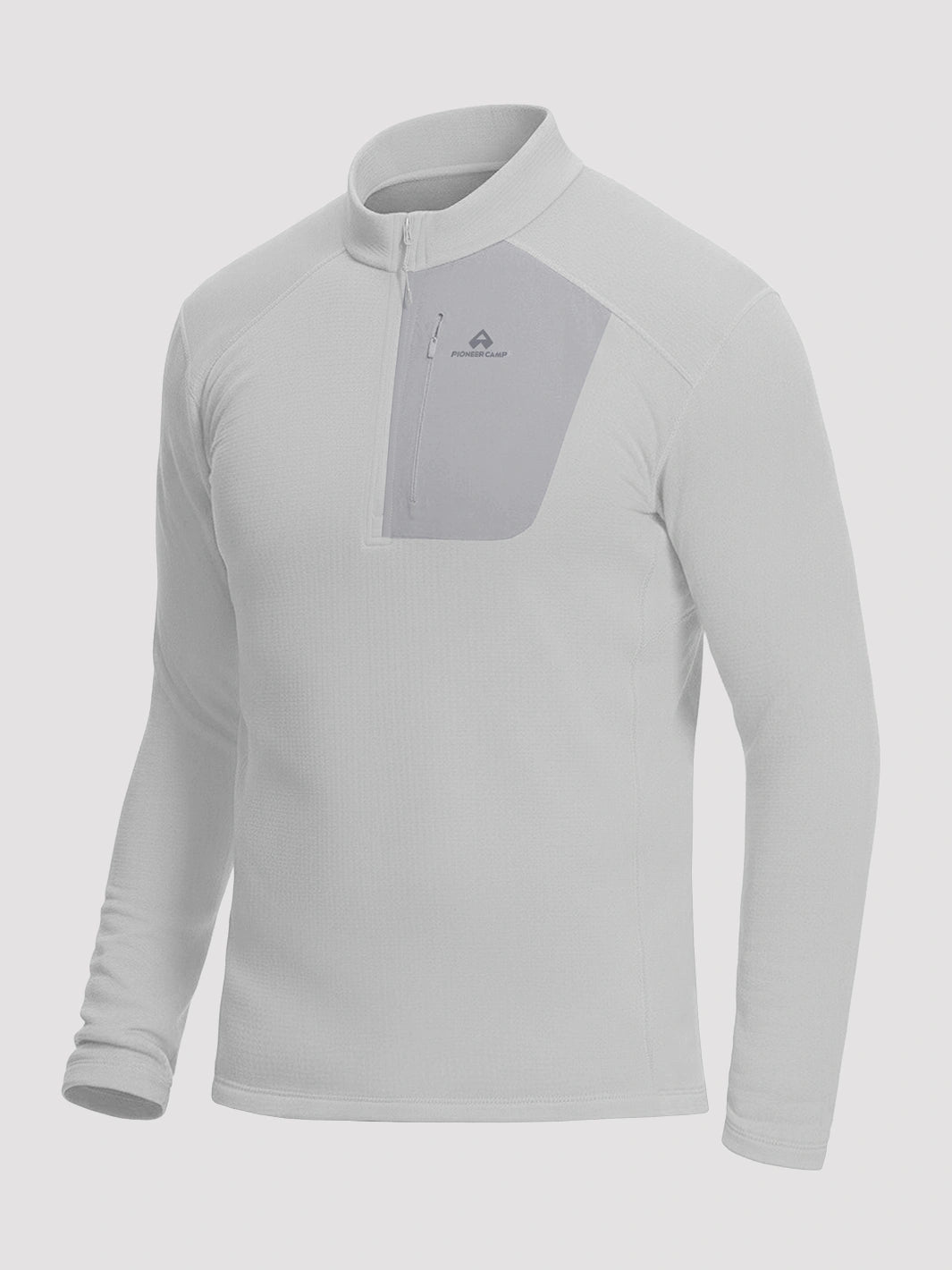 Men's Lightweight 1/4-Zip Grid Fleece Pullover PIONEER CAMP