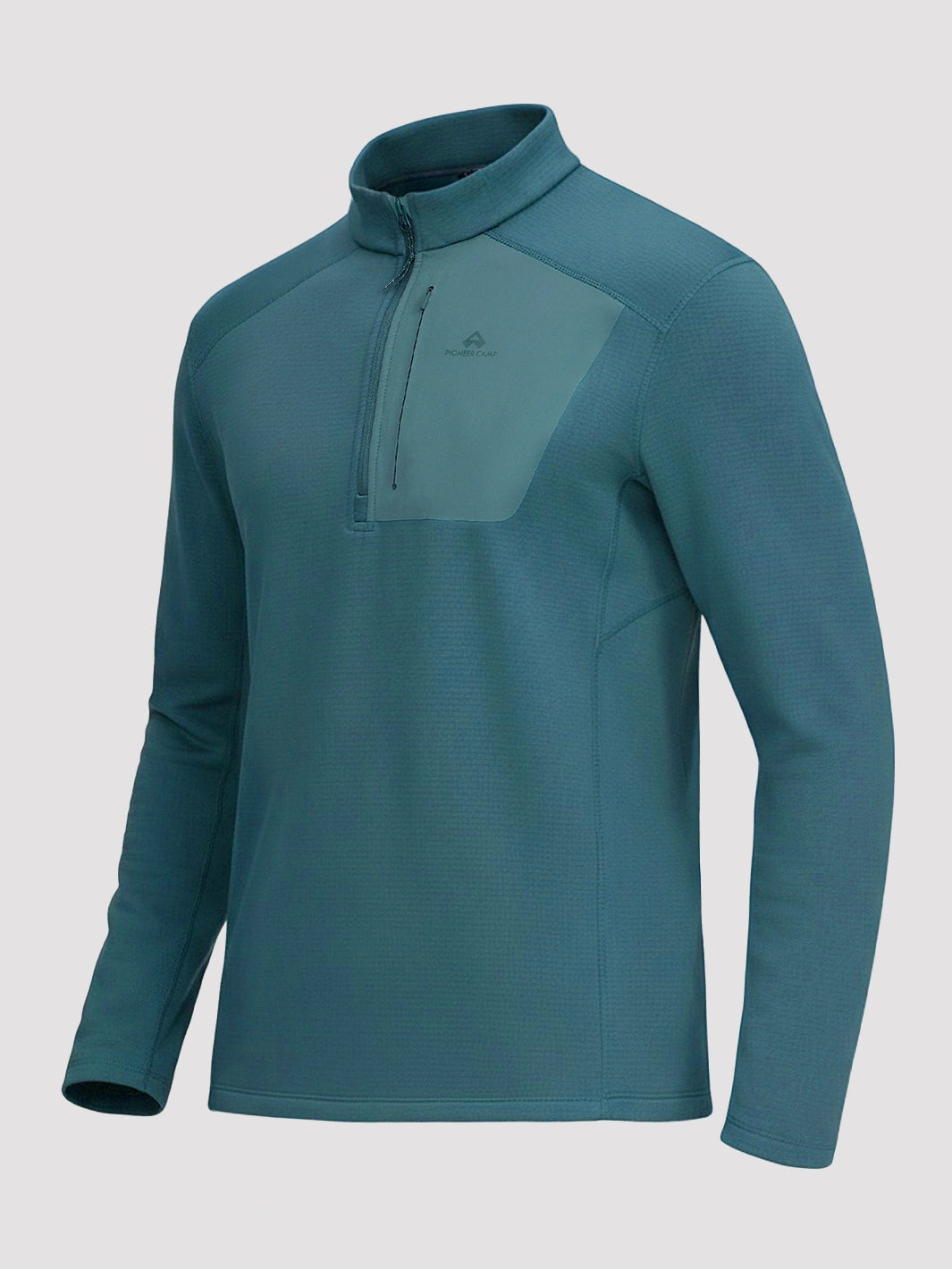 Men's Dynamic Half Zip Grid Fleece Pullover PIONEER CAMP