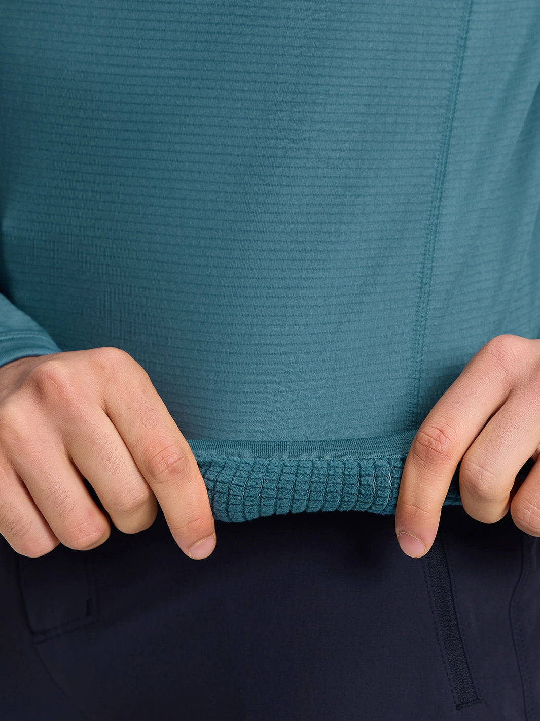 Men's Dynamic Half Zip Grid Fleece Pullover PIONEER CAMP
