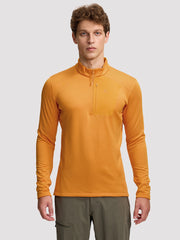 Men's Lightweight 1/4-Zip Grid Fleece Pullover PIONEER CAMP