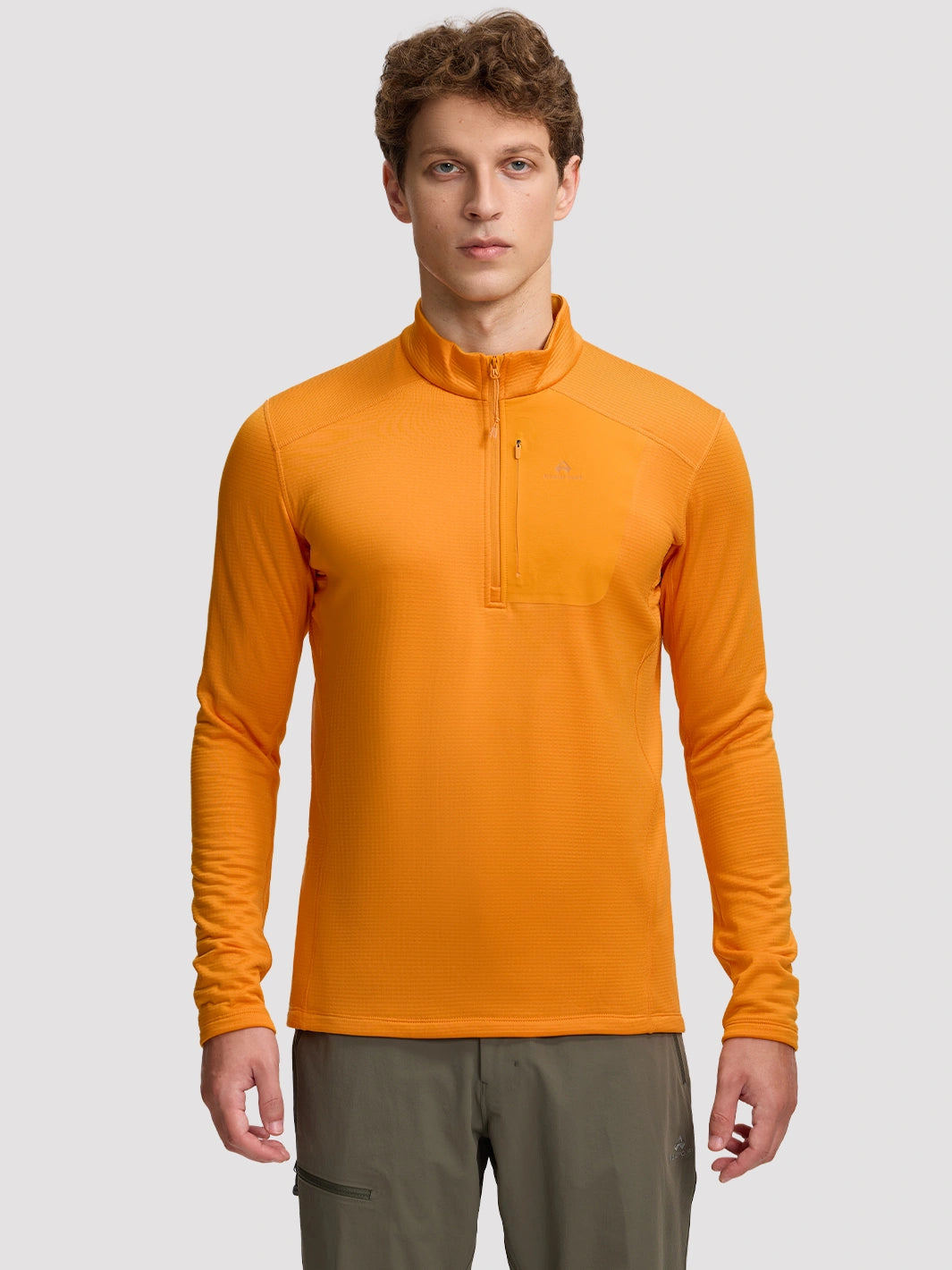 Men's Dynamic Half Zip Grid Fleece Pullover PIONEER CAMP