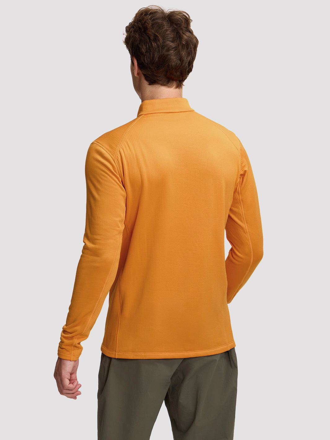 Men's Lightweight 1/4-Zip Grid Fleece Pullover PIONEER CAMP
