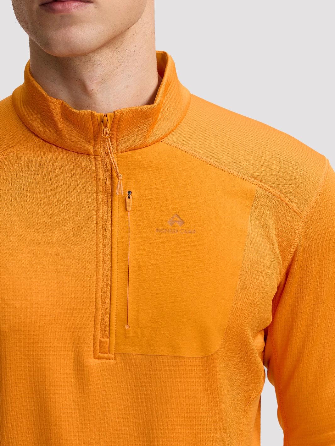 Men's Dynamic Half Zip Grid Fleece Pullover PIONEER CAMP