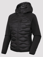 Women's Lightweight Hybrid Running Jacket with Stretch Panels