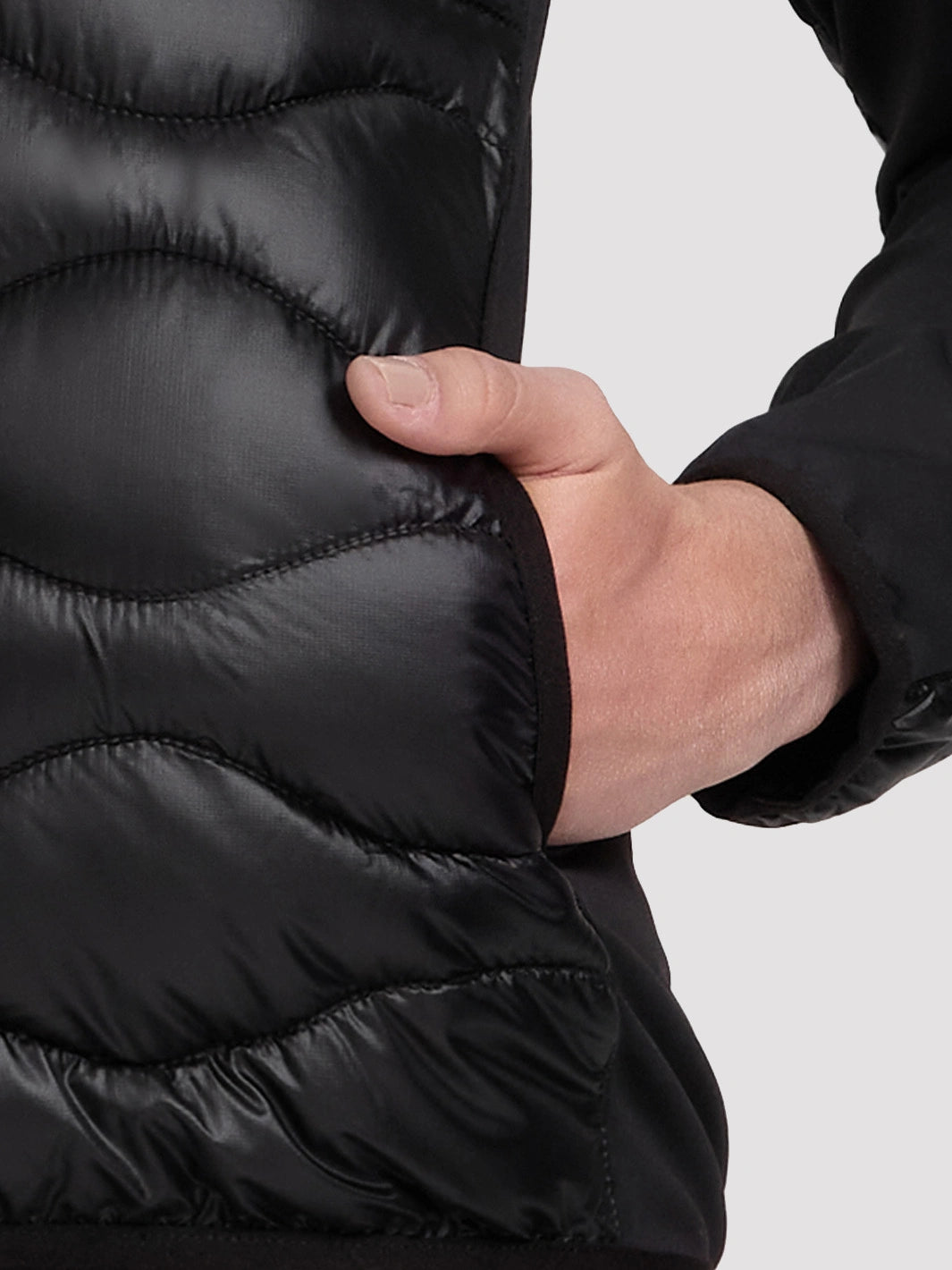 Women's Lightweight Hybrid Running Jacket with Stretch Panels