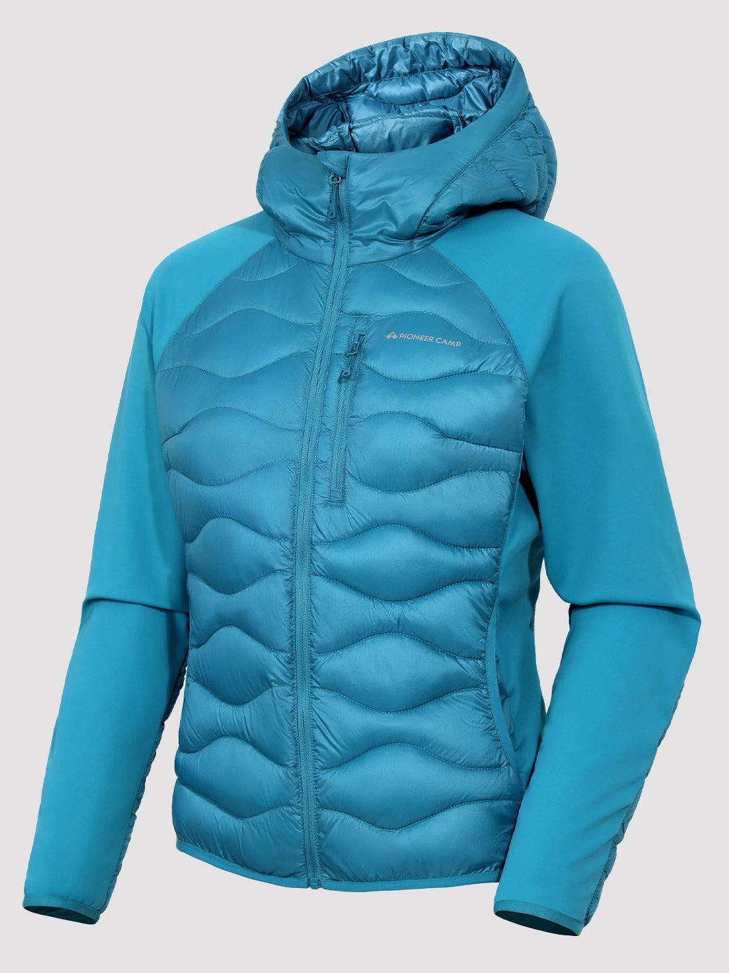 Women's Lightweight Hybrid Running Jacket with Stretch Panels