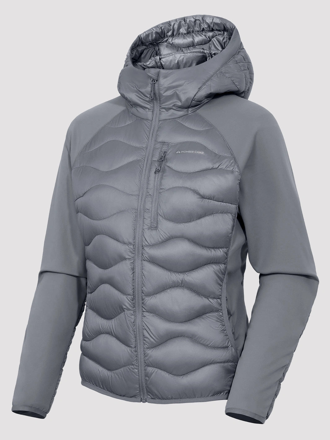 Women's Lightweight Hybrid Running Jacket with Stretch Panels