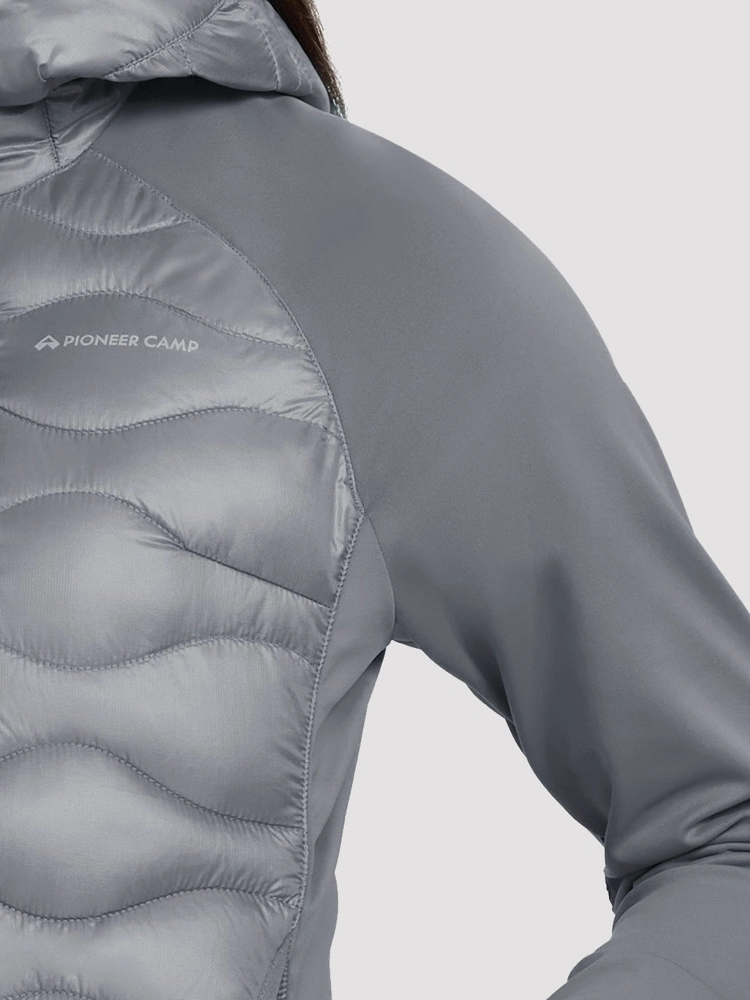 Women's Lightweight Hybrid Running Jacket with Stretch Panels