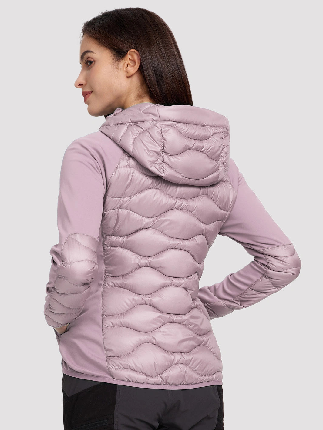 Women's Lightweight Hybrid Running Jacket with Stretch Panels