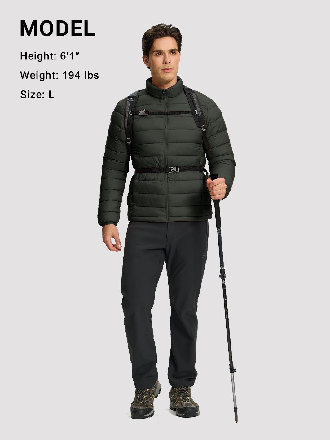 Men's 300g Ultralight Packable Puffer Jacket