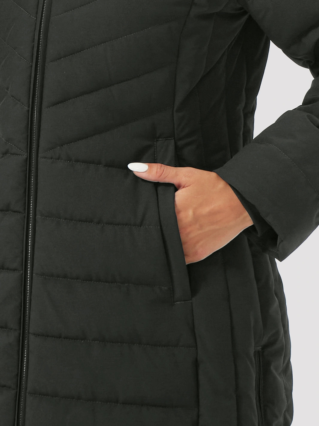 Women's Long Waterproof Puffer Parka with Removable Faux Fur Hood PIONEER CAMP