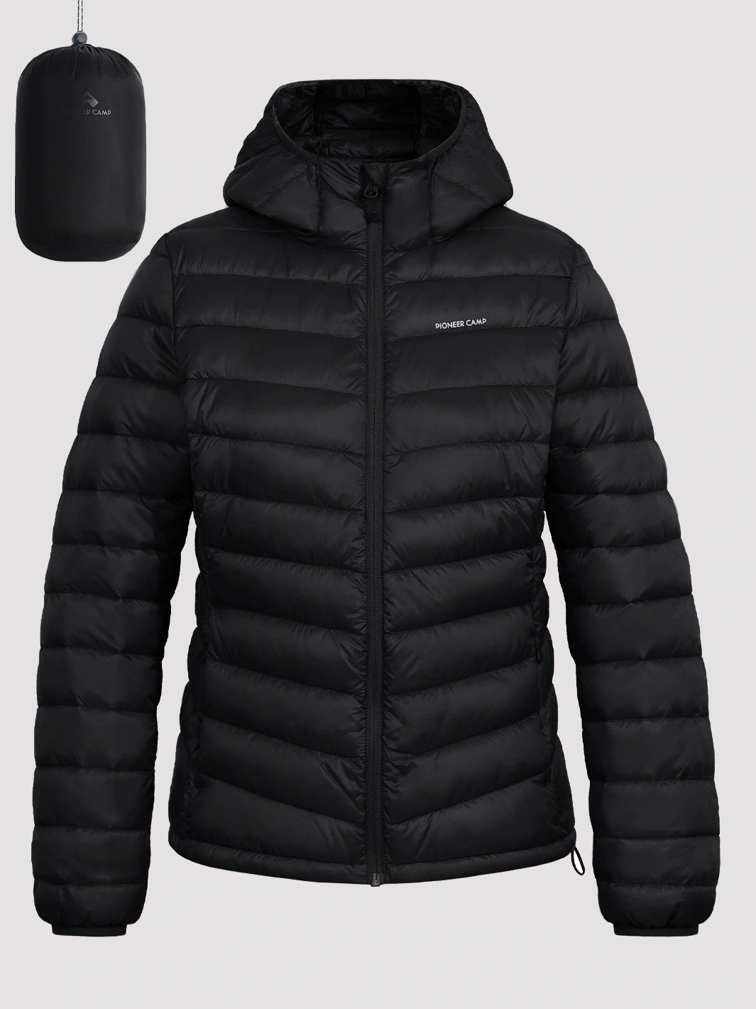 Women's 12oz Lightweight Packable Puffer Jacket with Hood