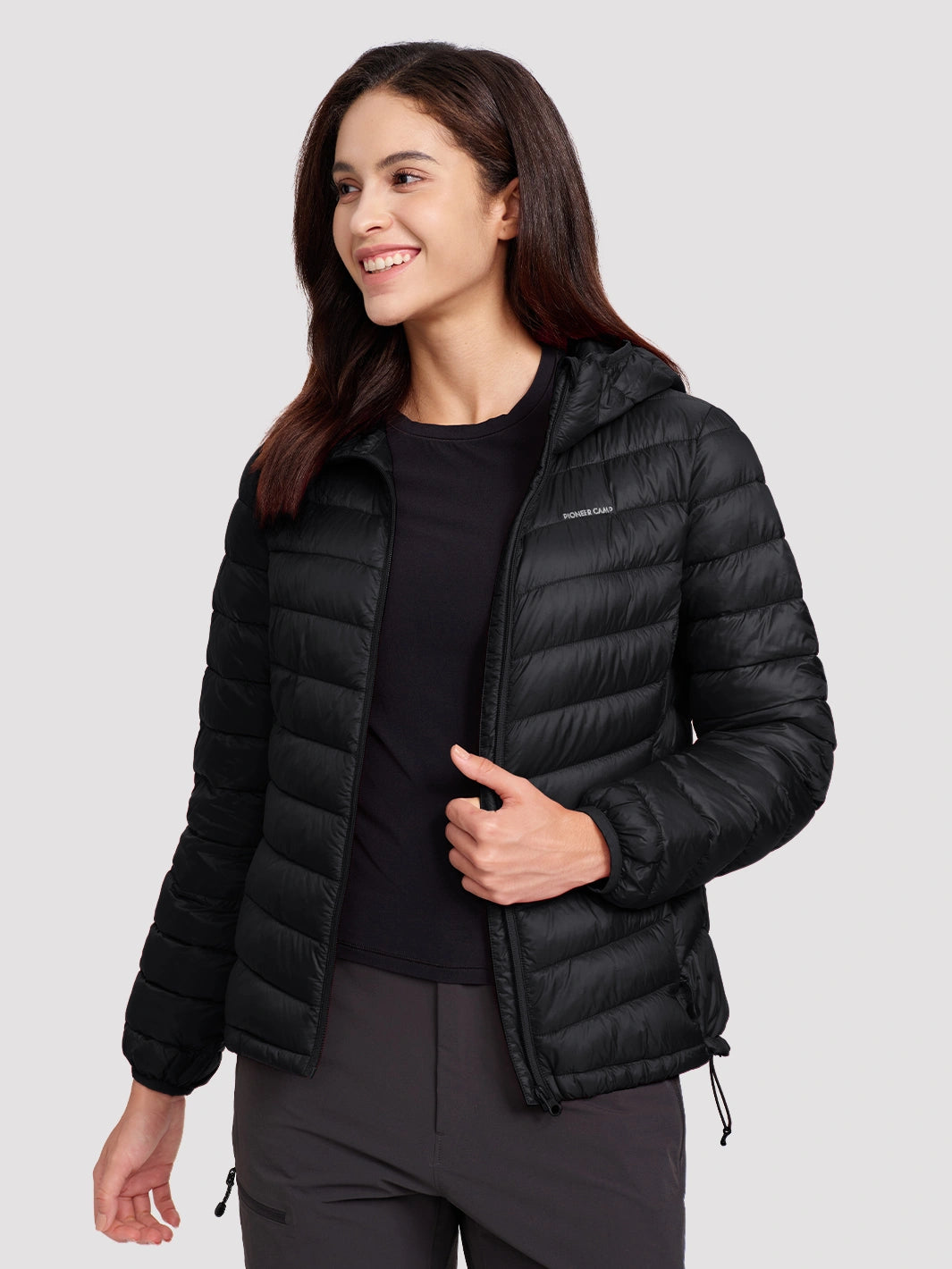 Women's 12oz Lightweight Packable Puffer Jacket with Hood