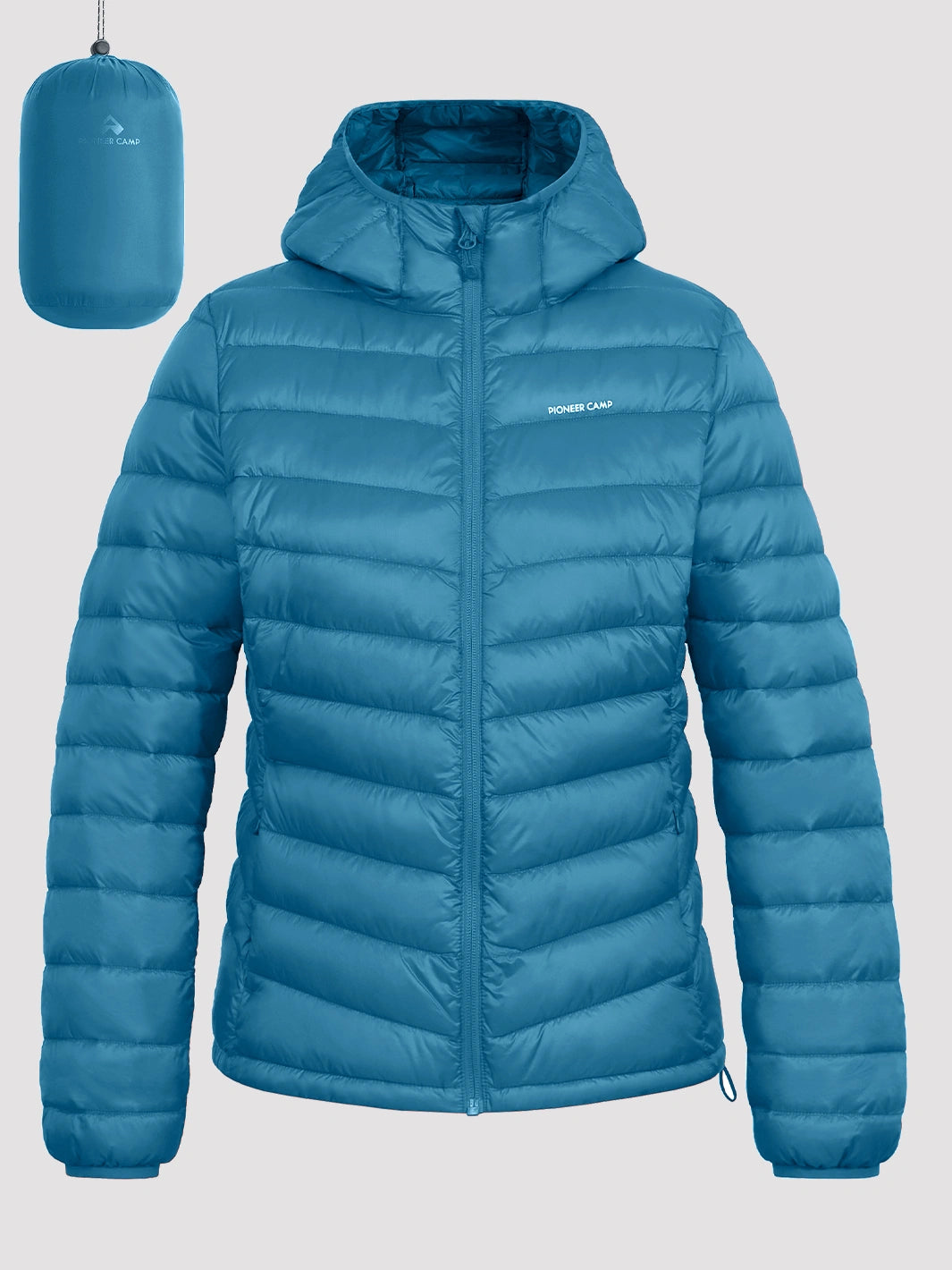 Women's 12oz Lightweight Packable Puffer Jacket with Hood