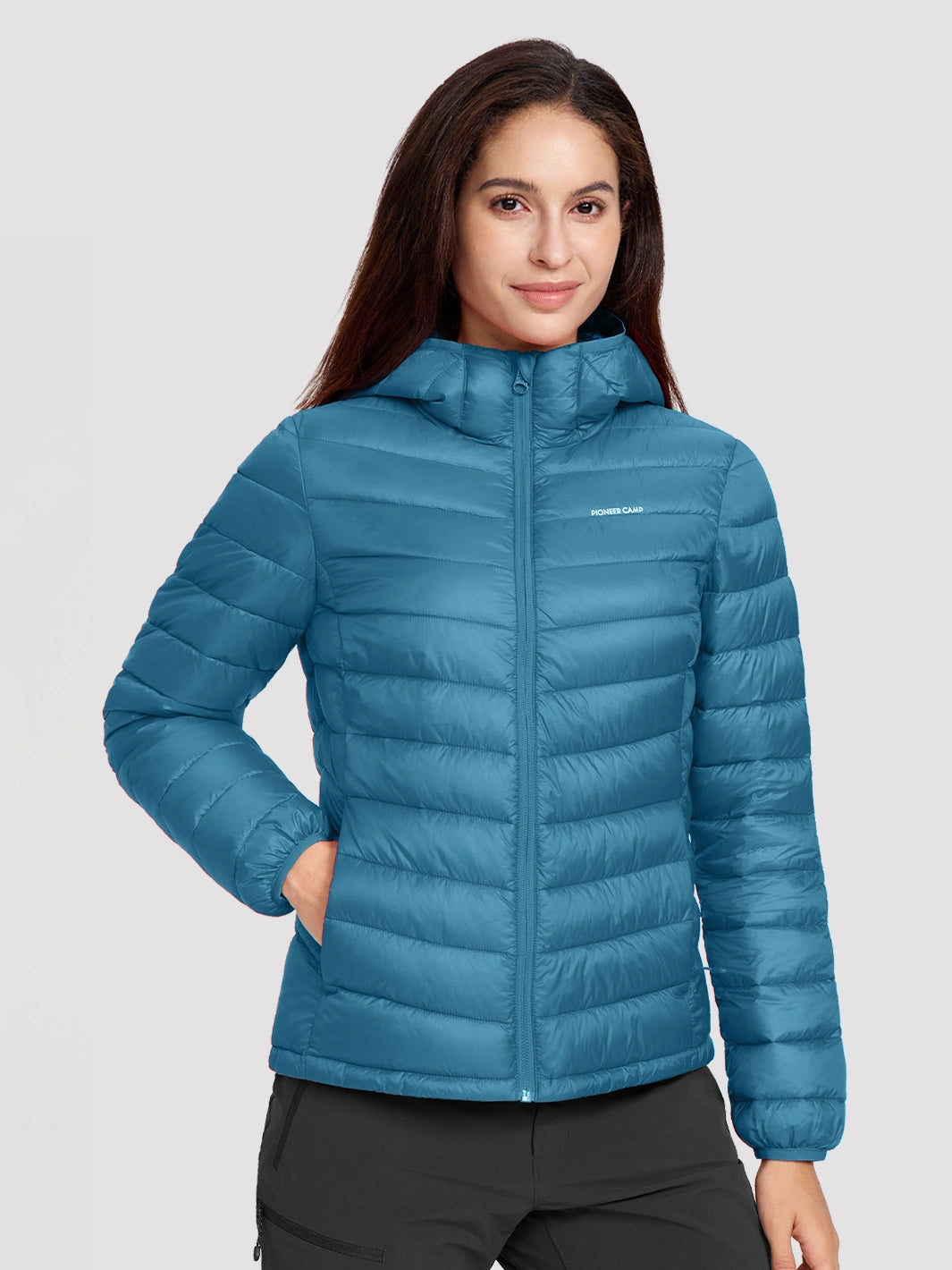 Women's 12oz Lightweight Packable Puffer Jacket with Hood