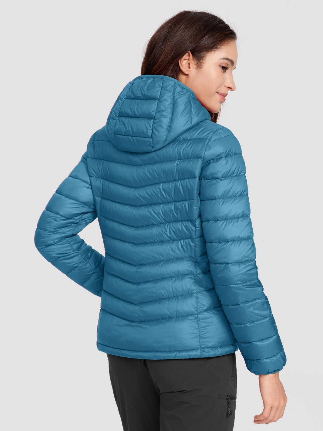Women's 12oz Lightweight Packable Puffer Jacket with Hood