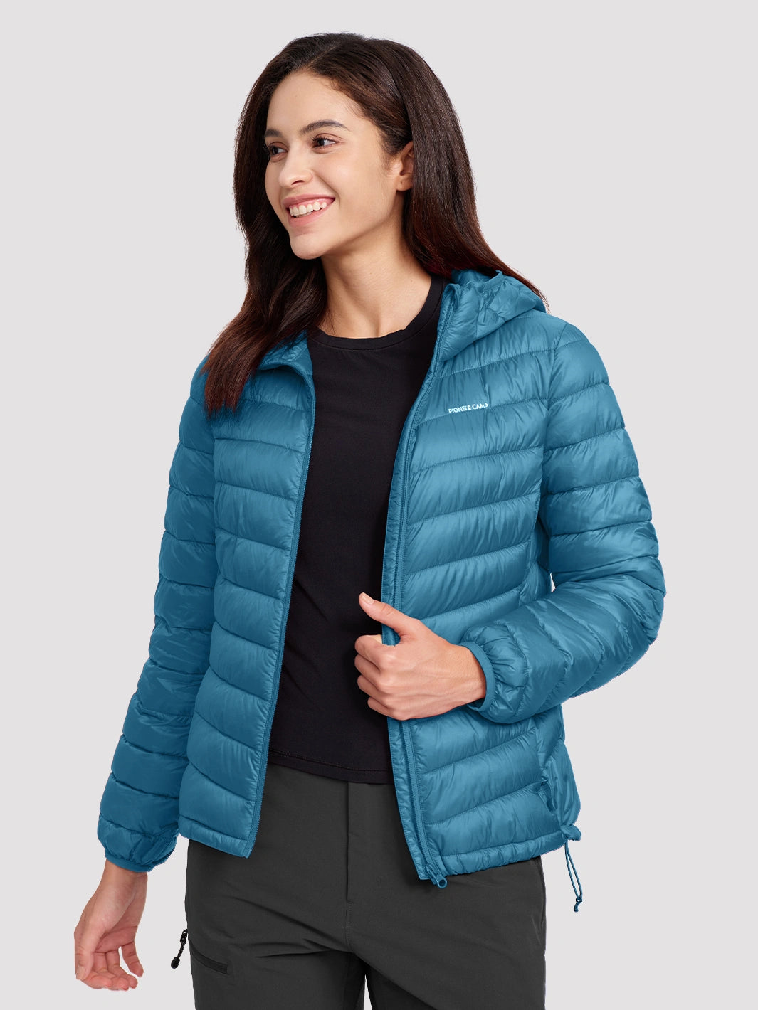 Women's 12oz Lightweight Packable Puffer Jacket with Hood