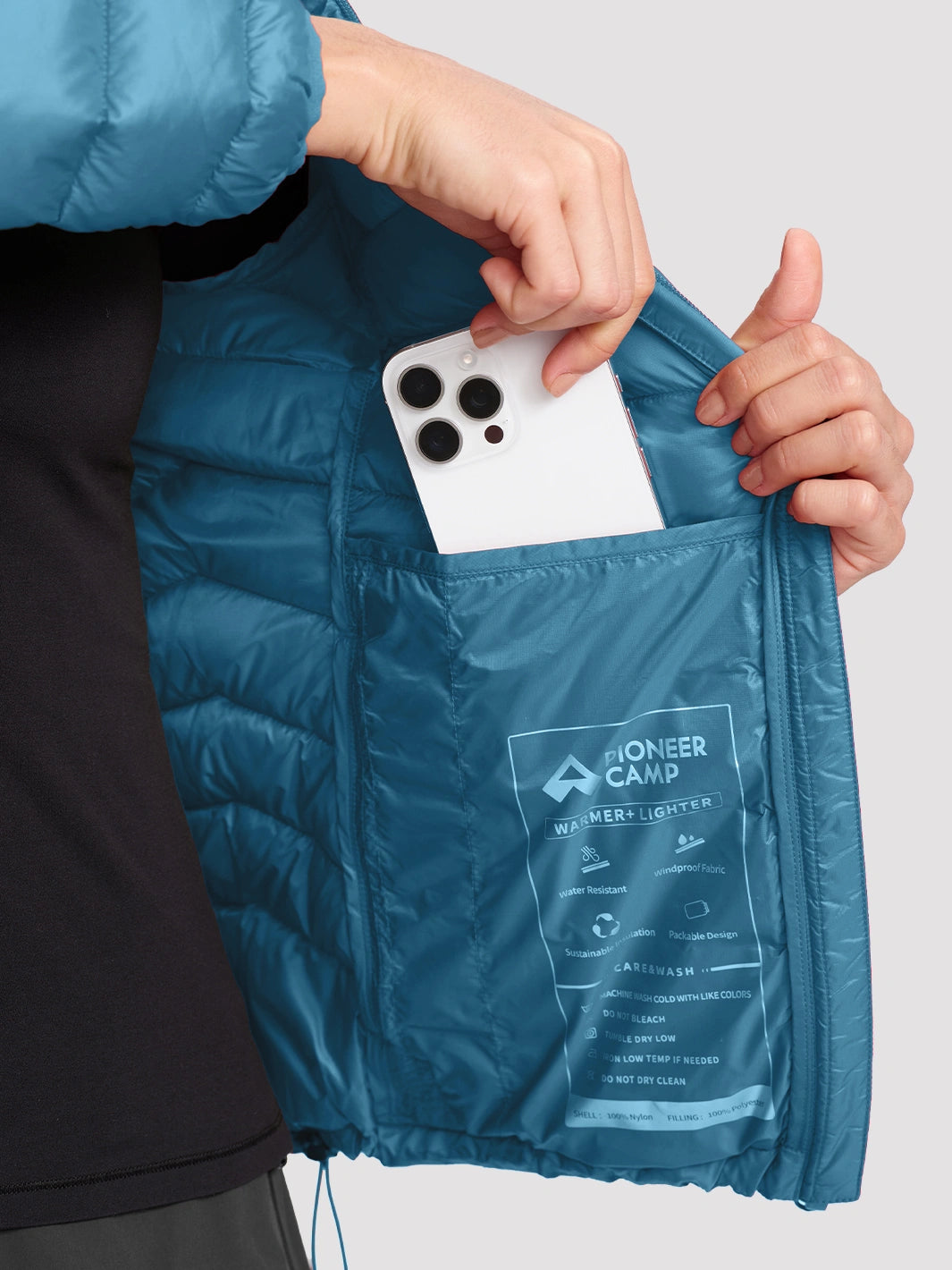 Women's 12oz Lightweight Packable Puffer Jacket with Hood