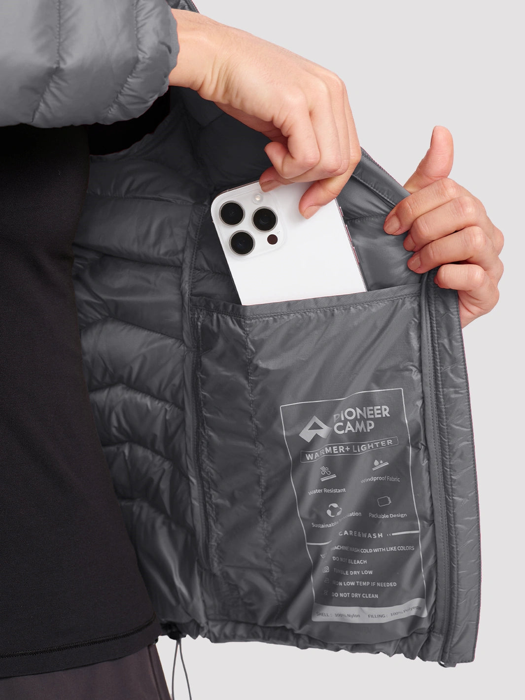 Women's 12oz Lightweight Packable Puffer Jacket with Hood