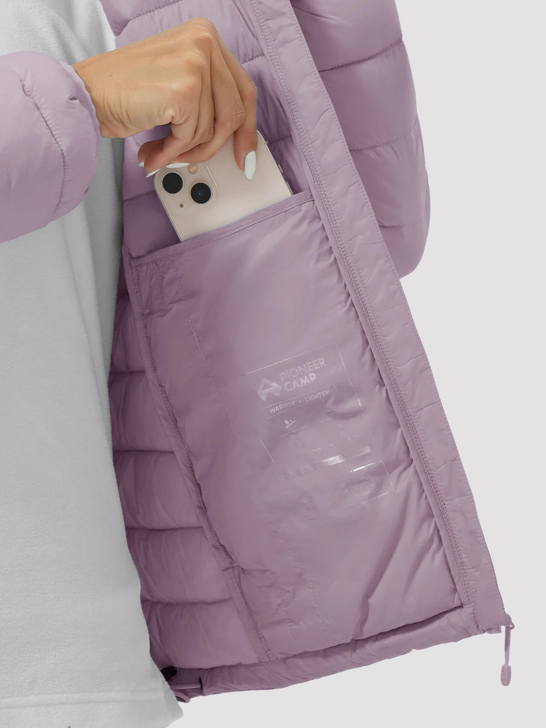 Women's 12oz Lightweight Packable Puffer Jacket with Hood