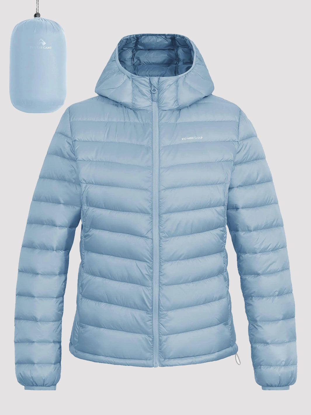 Women's 12oz Lightweight Packable Puffer Jacket with Hood