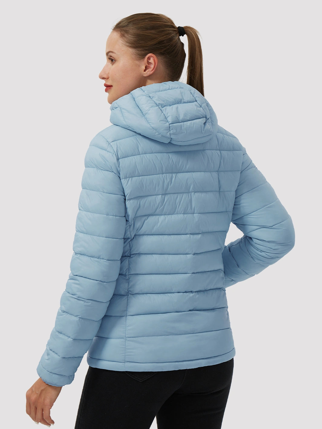 Women's 12oz Lightweight Packable Puffer Jacket with Hood