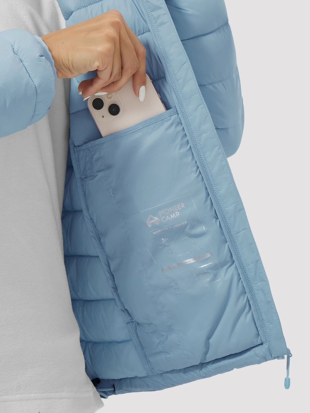 Women's 12oz Lightweight Packable Puffer Jacket with Hood