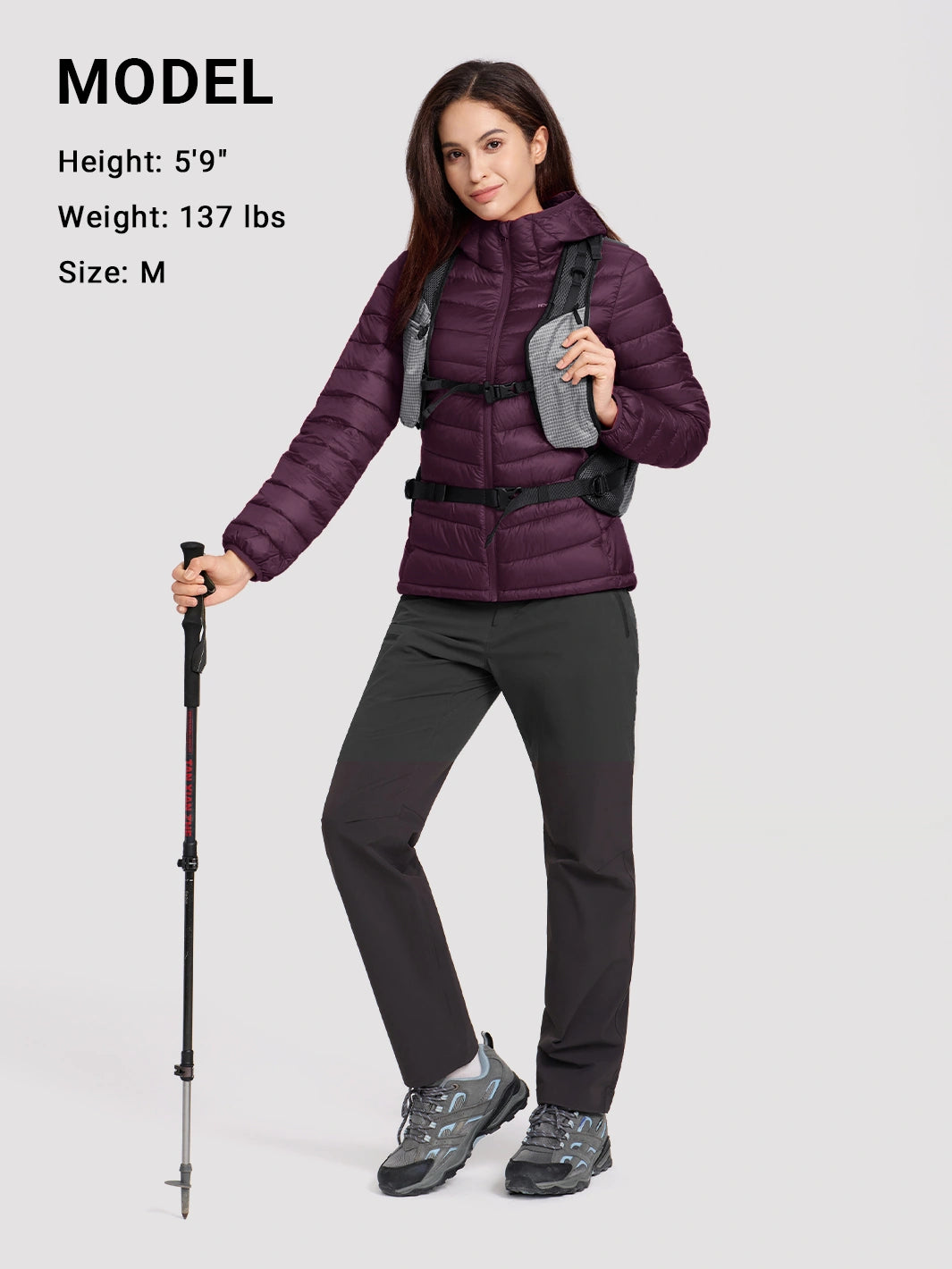 Women's 12oz Lightweight Packable Puffer Jacket with Hood