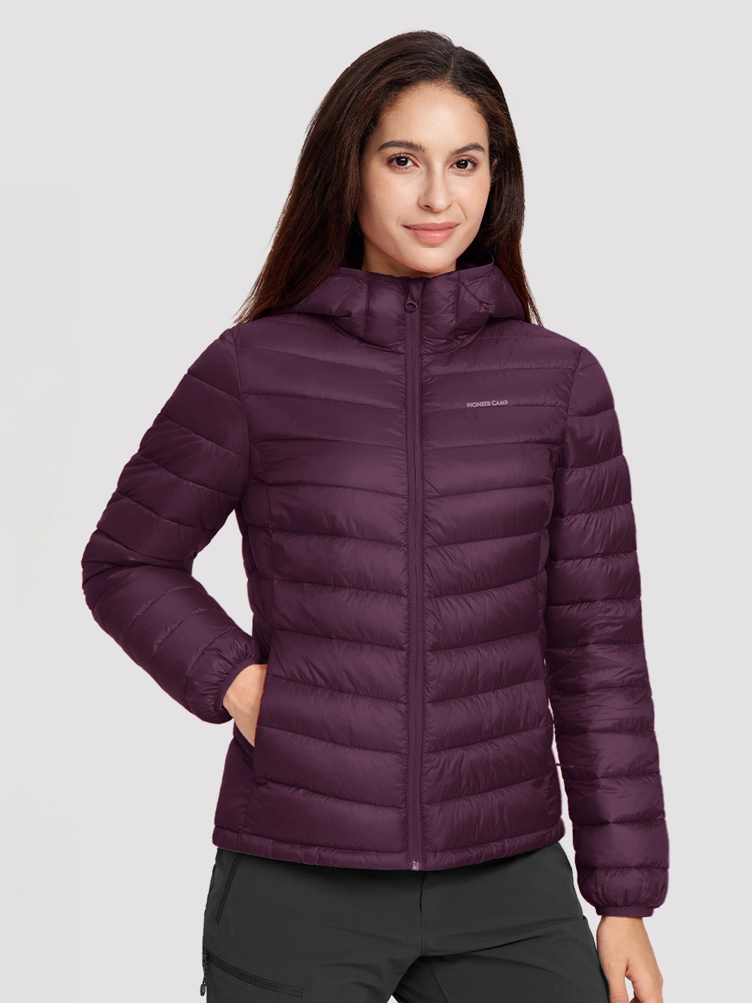 Women's 12oz Lightweight Packable Puffer Jacket with Hood
