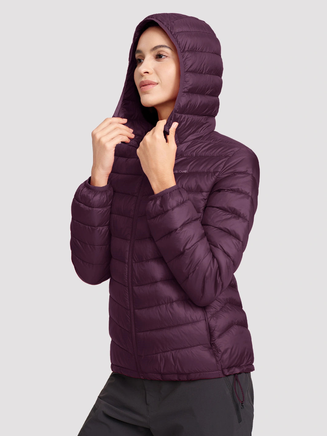 Women's 12oz Lightweight Packable Puffer Jacket with Hood