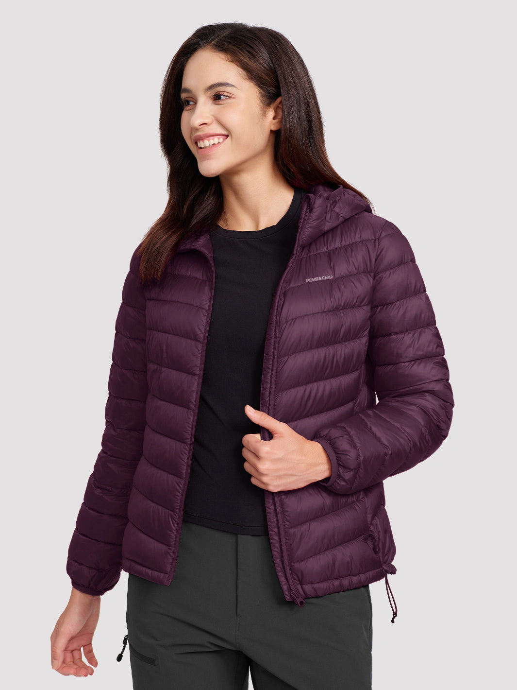 Women's 12oz Lightweight Packable Puffer Jacket with Hood