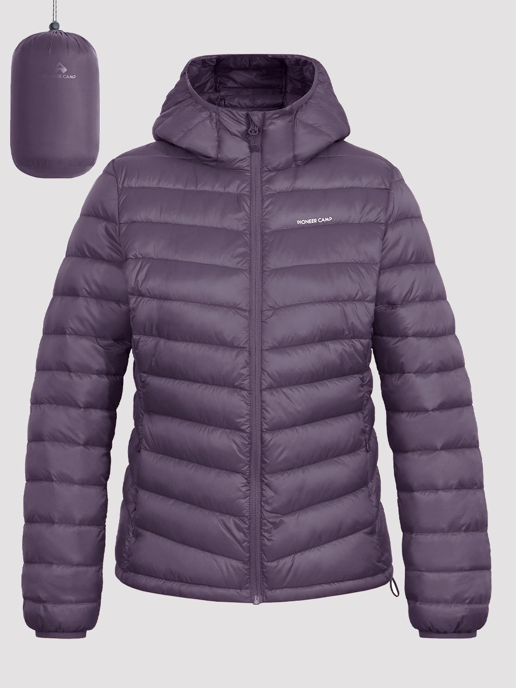 Women's 12oz Lightweight Packable Puffer Jacket with Hood