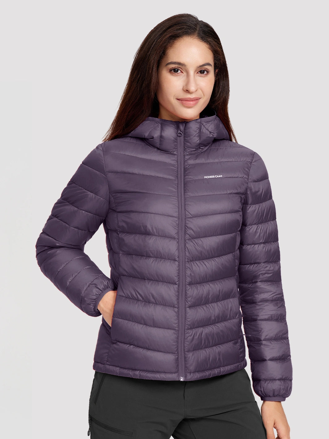 Women's 12oz Lightweight Packable Puffer Jacket with Hood