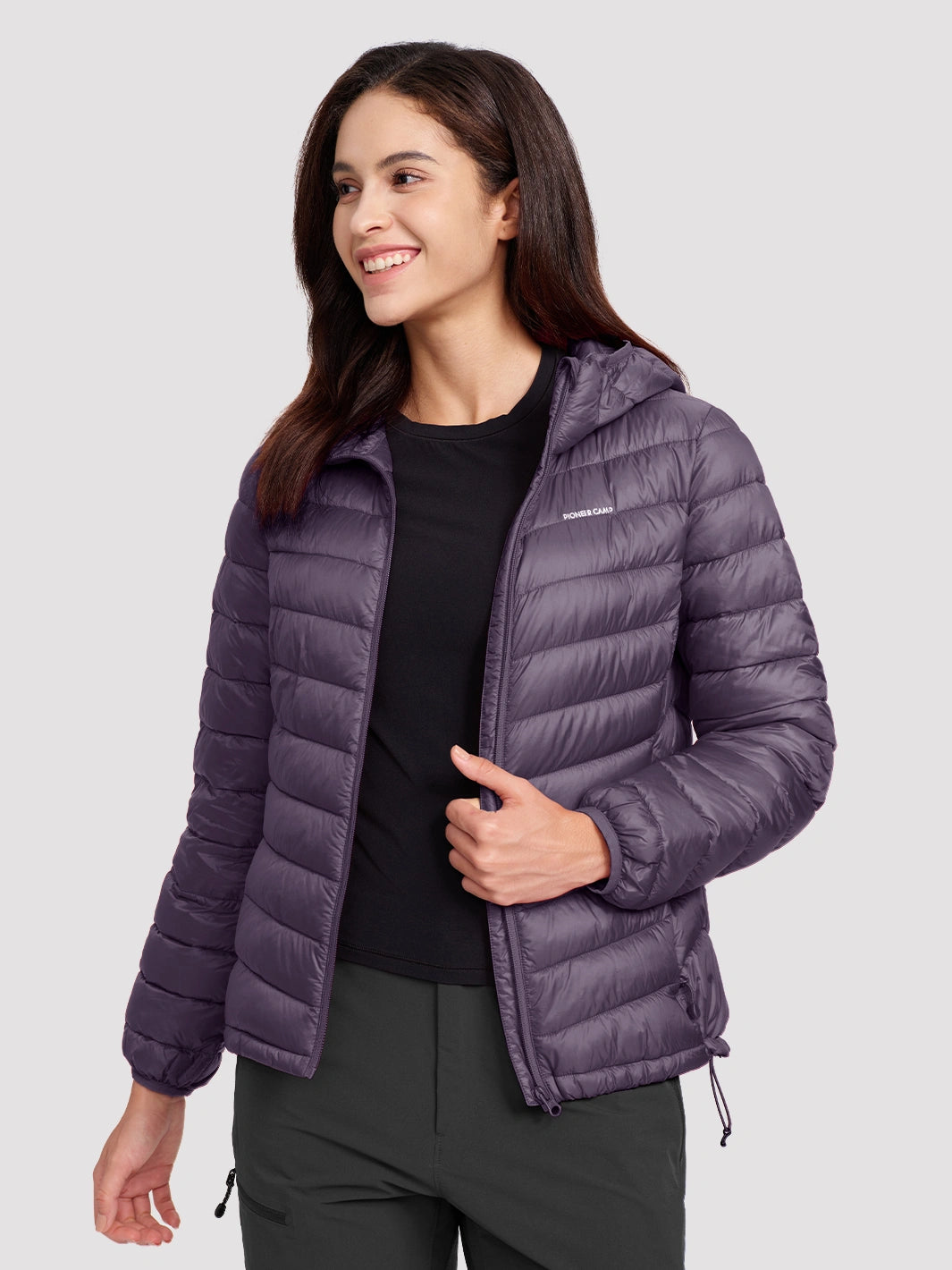 Women's 12oz Lightweight Packable Puffer Jacket with Hood
