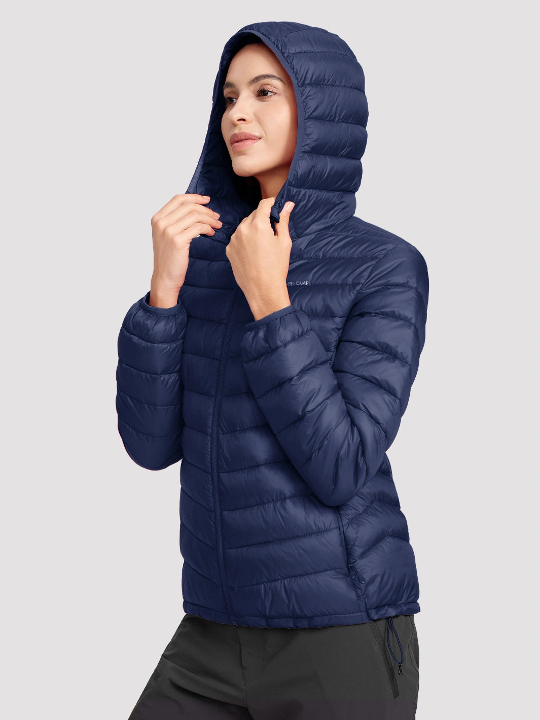 Women's 12oz Lightweight Packable Puffer Jacket with Hood