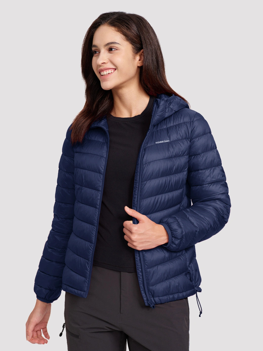 Women's 12oz Lightweight Packable Puffer Jacket with Hood