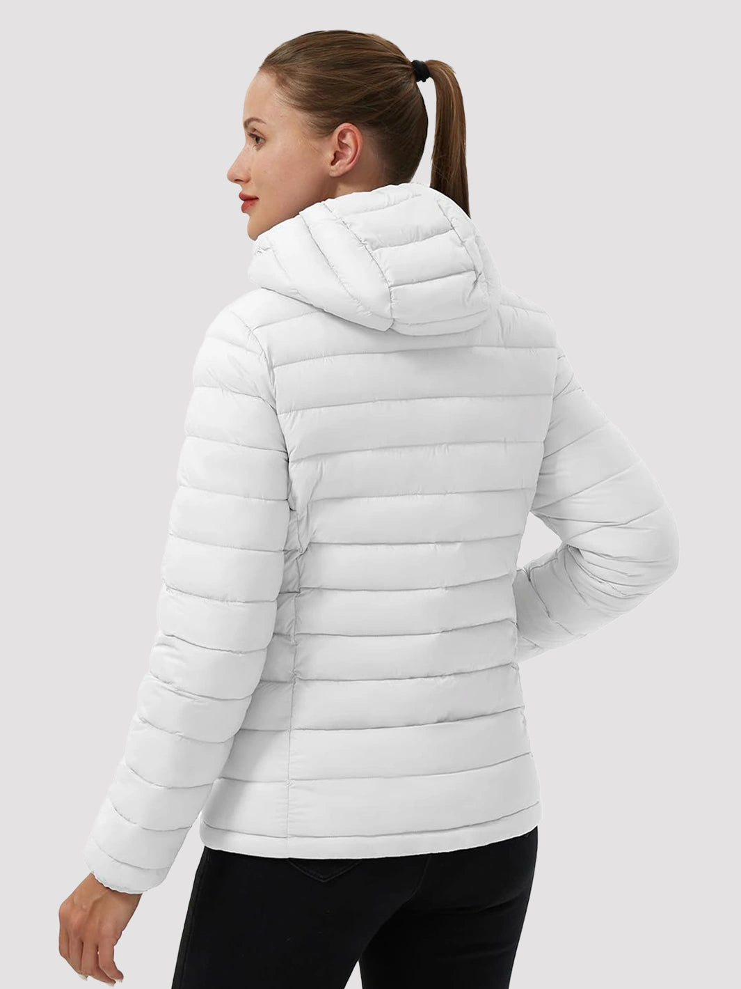 Women's 12oz Lightweight Packable Puffer Jacket with Hood