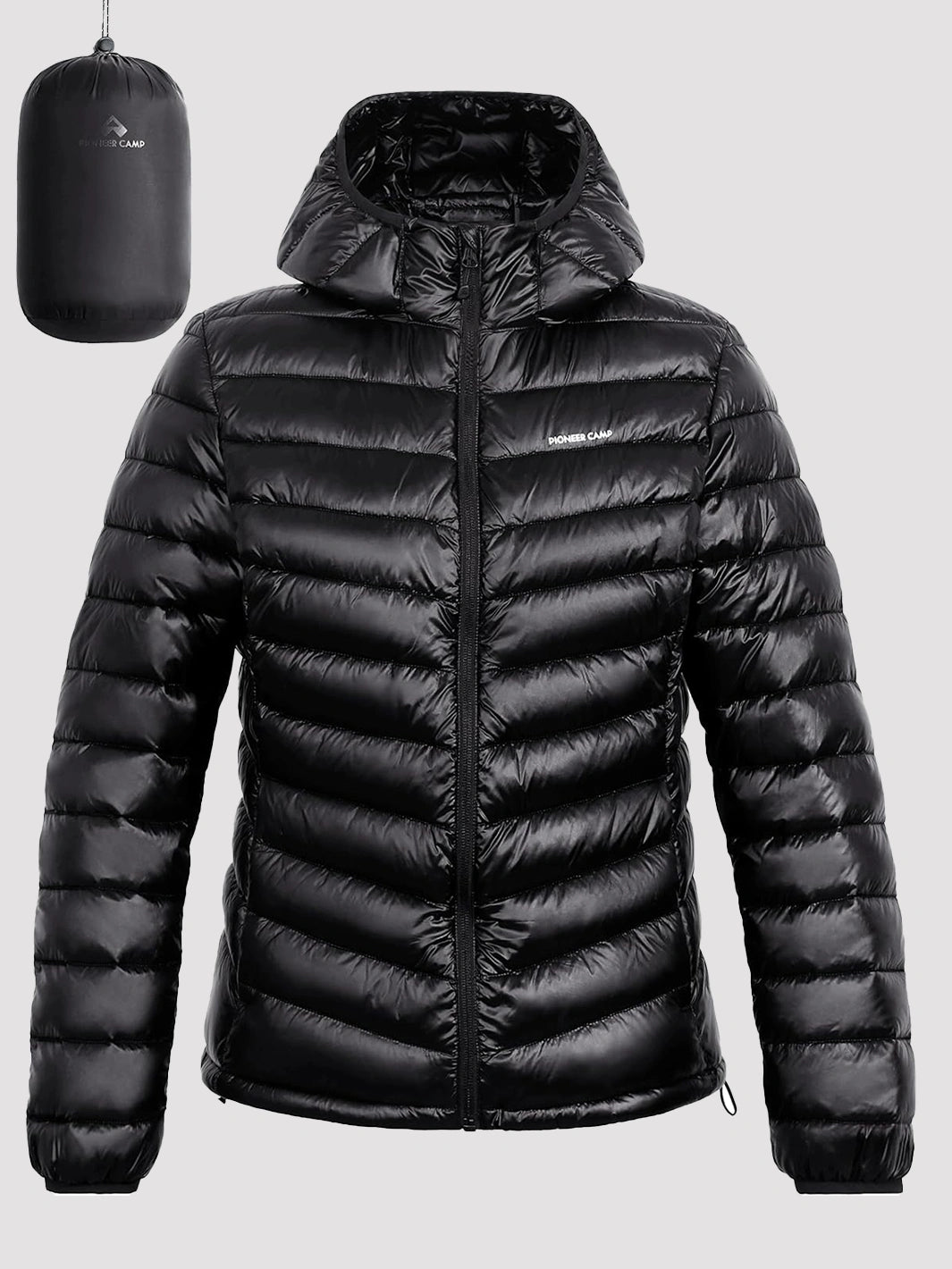 Women's 12oz Lightweight Packable Puffer Jacket with Hood