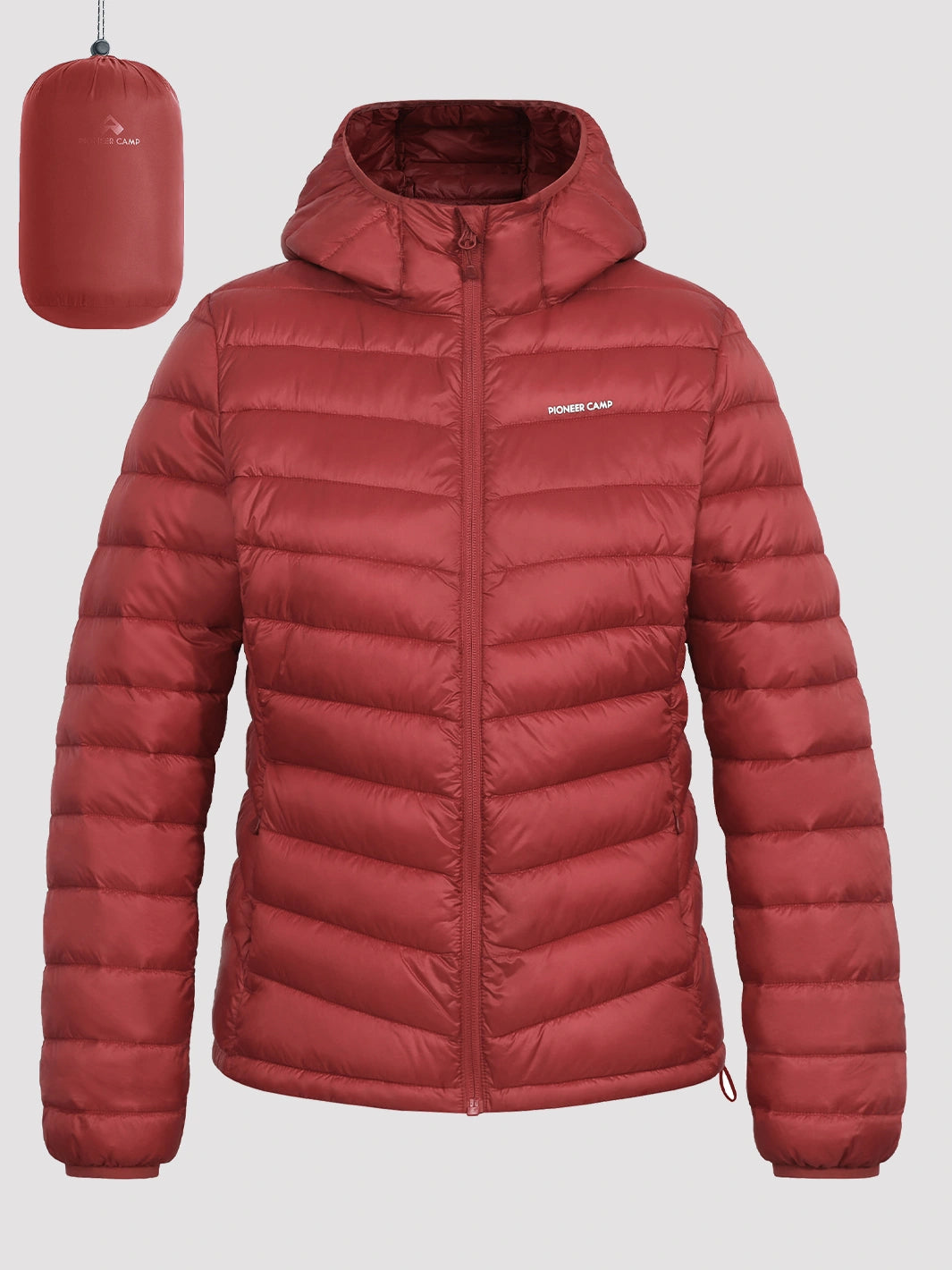 Women's 12oz Lightweight Packable Puffer Jacket with Hood