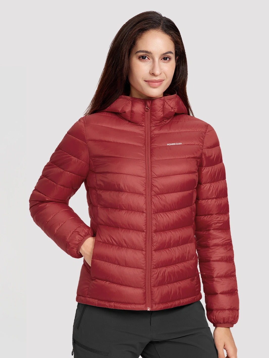 Women's 12oz Lightweight Packable Puffer Jacket with Hood
